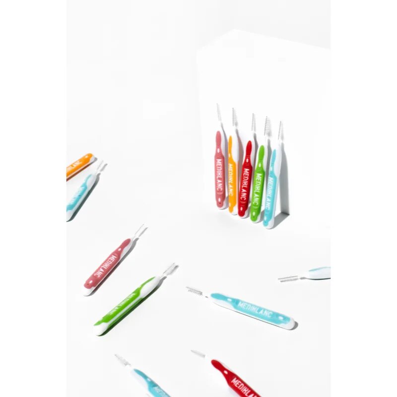 MEDIBLANC Interdental Pick-brush Mix medzobna ščetka 5 kos