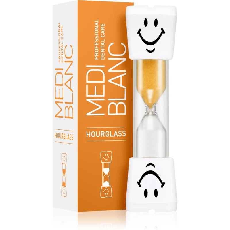 MEDIBLANC KIDS Hourglass peščena ura za otroke Orange 1 kos
