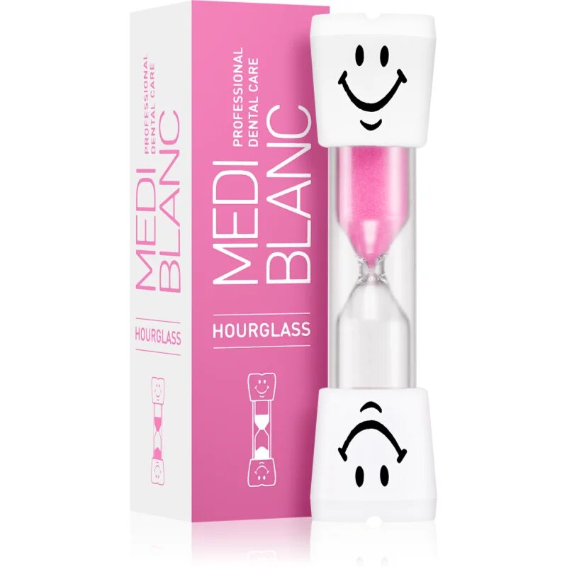 MEDIBLANC KIDS Hourglass peščena ura za otroke Pink 1 kos