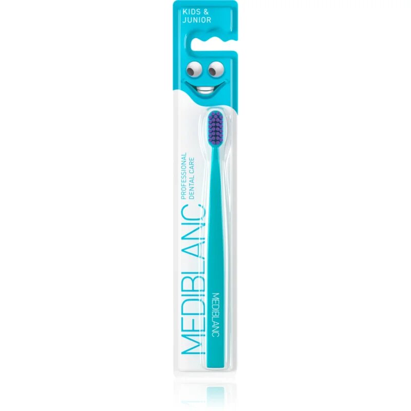 MEDIBLANC KIDS & JUNIOR Ultra Soft zobna ščetka za otroke ultra soft Blue 1 kos
