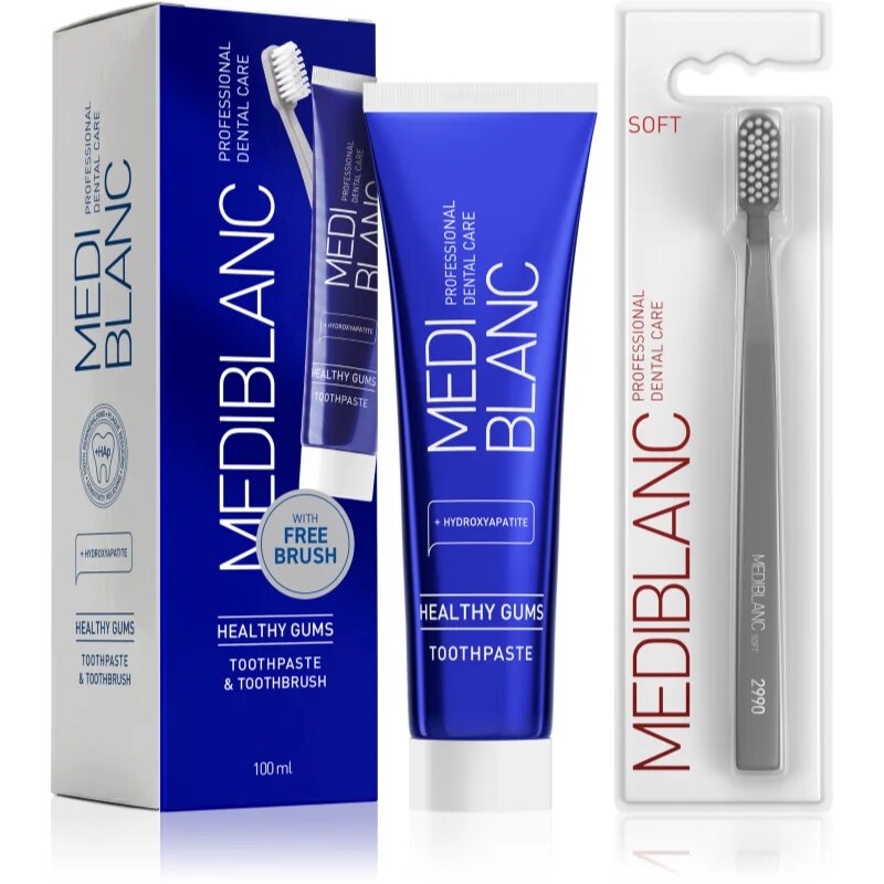 MEDIBLANC Set TP Gums 100ml + TB Soft Grey Single set zobne nege