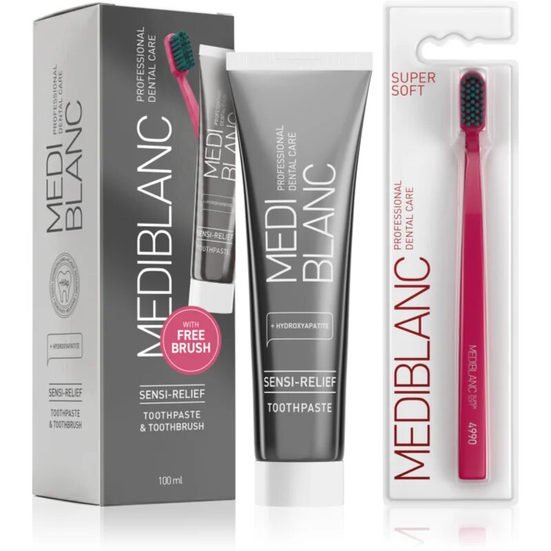 MEDIBLANC Set TP Sensi 100ml + TB Super Soft Dpink Single set zobne nege