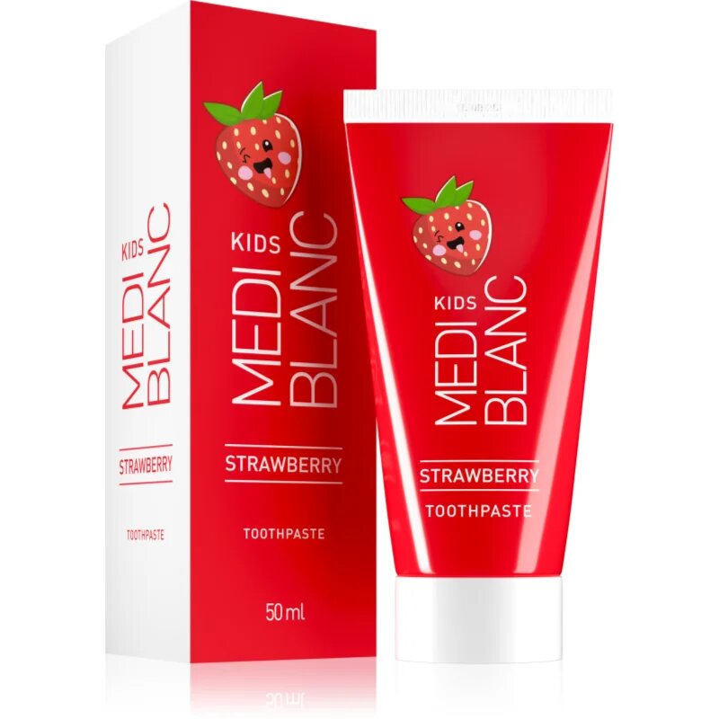 MEDIBLANC Toothpaste KIDS otroška zobna pasta Strawberry 50 ml