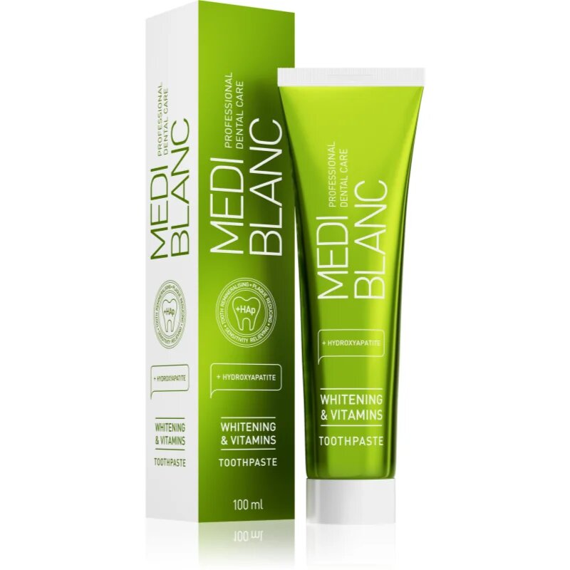 MEDIBLANC Toothpaste Vitamin-Enriched belilna zobna pasta z vitamini 100 ml