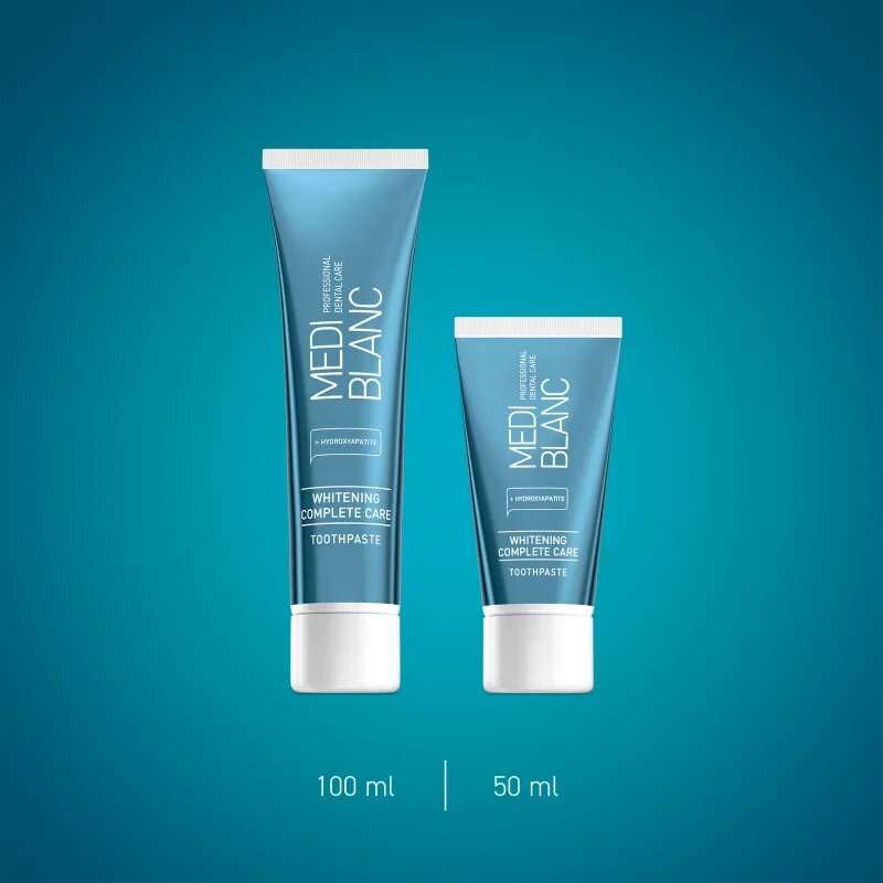 MEDIBLANC Whitening Complete zobna pasta za beljenje zob 100 ml