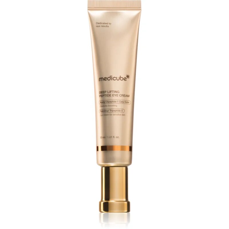 Medicube Deep Lifting Peptide Eye Cream intenzivna krema za okoli oči proti gubam in temnim kolobarjem 30 ml