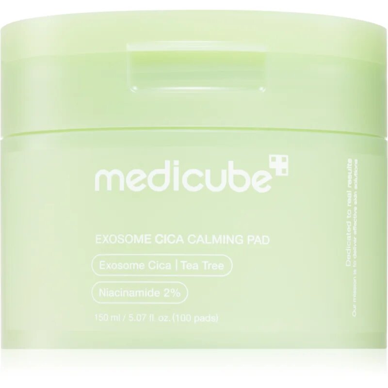 Medicube Exosome CICA Calming Pad tonizirajoče blazinice s pomirjajočim učinkom 100 kos