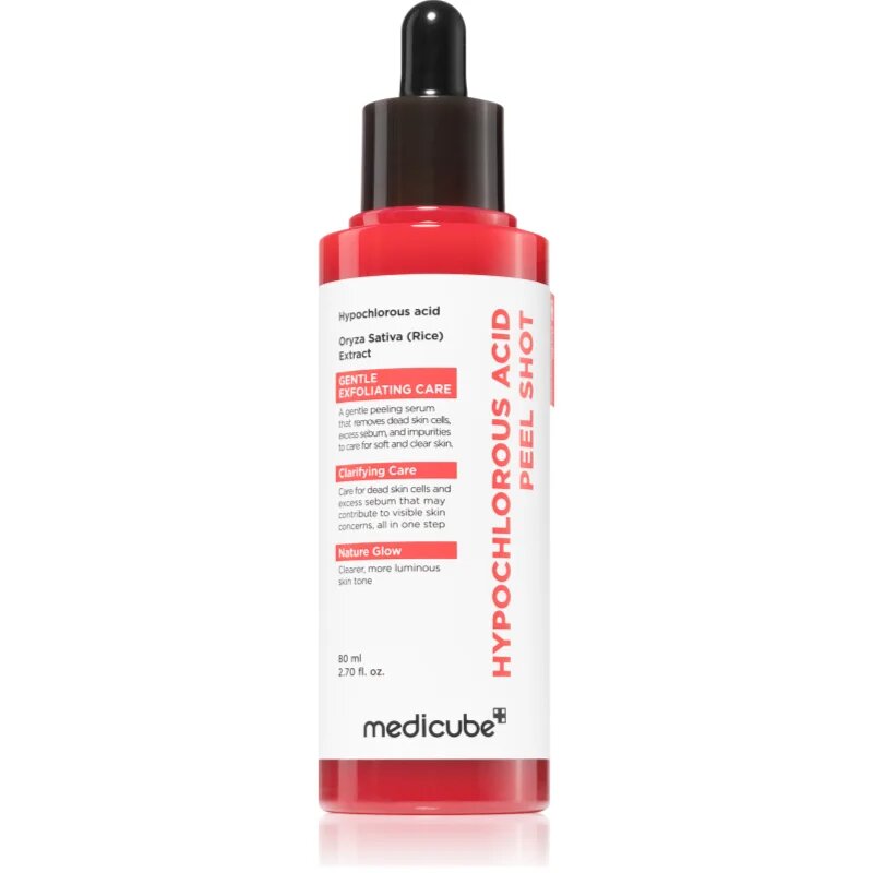 Medicube Hypochlorous Acid Peel Shot gladilni eksfoliacijski serum za razširjene pore 80 ml
