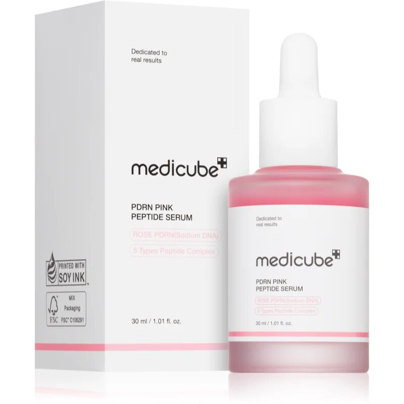 Medicube PDRN Pink Peptide Serum učvrstitveni serum za obraz s peptidi 30 ml