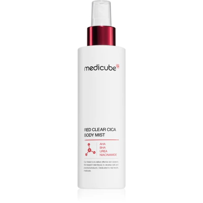 Medicube Red Clear Cica Body Mist energijska vlažilna meglica za obraz s pomirjajočim učinkom 200 ml