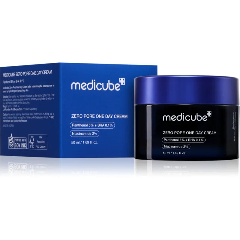 Medicube Zero Pore One Day Cream lahka vlažilna krema za zmanjšanje por 50 ml