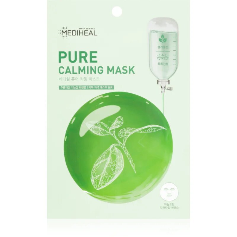 MEDIHEAL Calming Mask Pure pomirjevalna tekstilna maska 20 ml