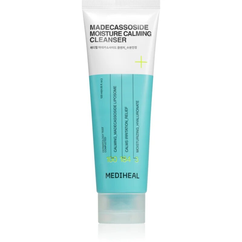 MEDIHEAL Madecassoside Moisture Calming Cleanser vlažilni čistilni gel s pomirjajočim učinkom 120 ml