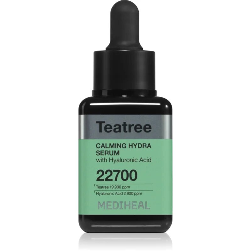 MEDIHEAL Teatree Calming Hydra Serum pomirjajoči serum za obraz z vlažilnim učinkom 40 ml