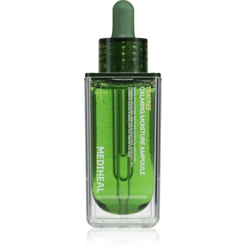MEDIHEAL Teatree Calming Moisture Ampoule vlažilni in pomirjajoči serum za krepitev kožne pregrade 50 ml
