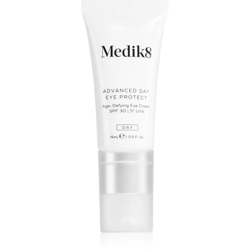 Medik8 Advanced Day Eye Protect krema proti gubam za predel okoli oči za redukcijo oteklin in temnih kolobarjev 15 ml