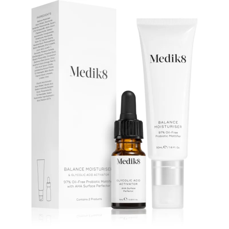 Medik8 Balance Moisturiser with Glycolic Acid Activator vlažilna nega za obraz proti črnim pikicam 50 ml