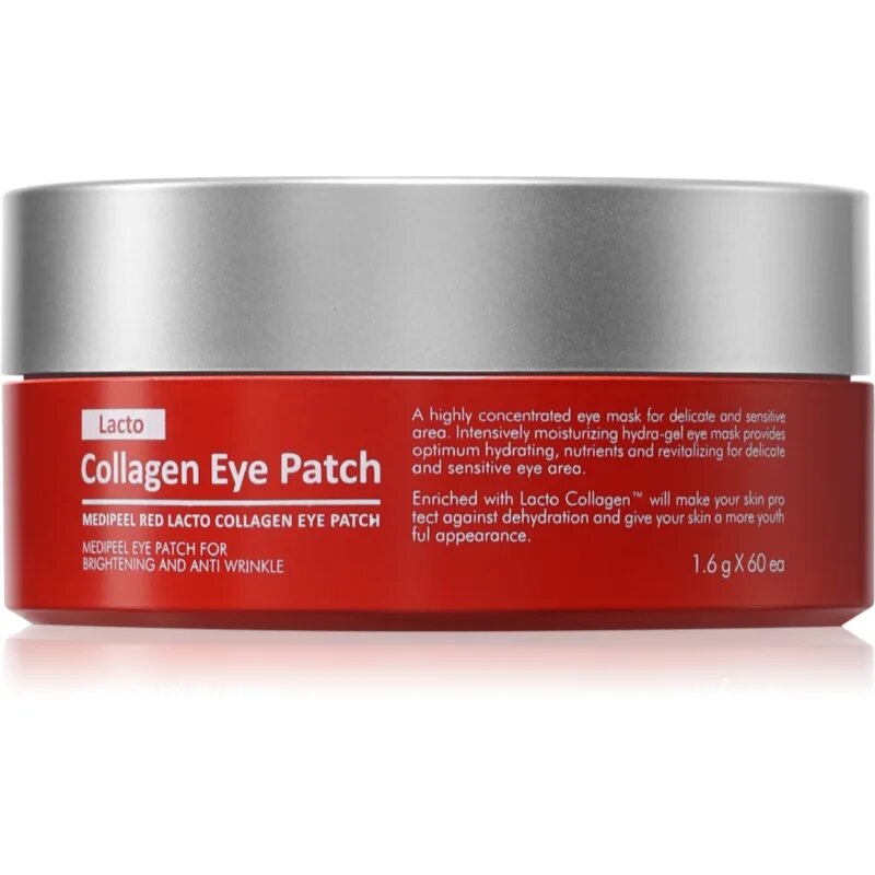 MEDIPEEL+ Collagen hidrogel maska za predel okoli oči s kolagenom 1.6 g