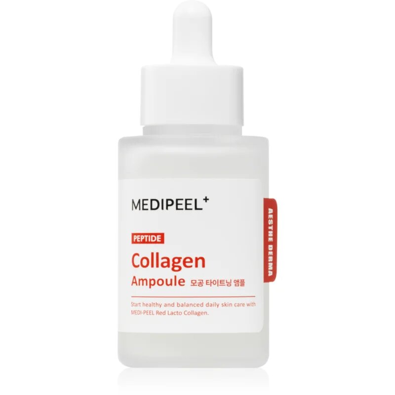 MEDIPEEL+ Red Lacto Collagen Tightening Ampoule vlažilni serum za učvrstitev kože za obnovo kožne pregrade 50 ml