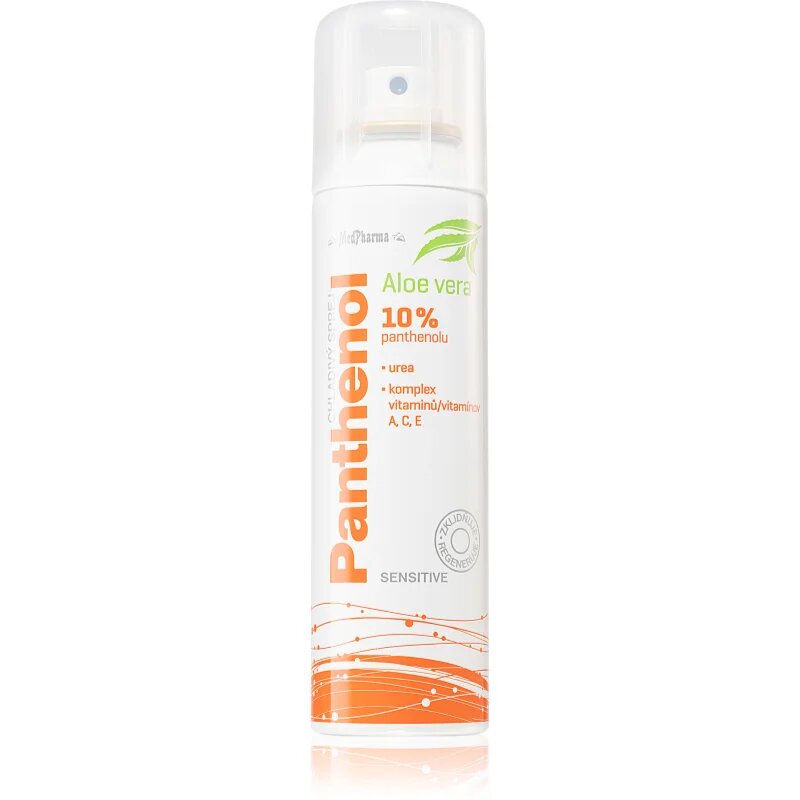 MedPharma Panthenol 10% Sensitive cooling spray pršilo za po sončenju 150 ml