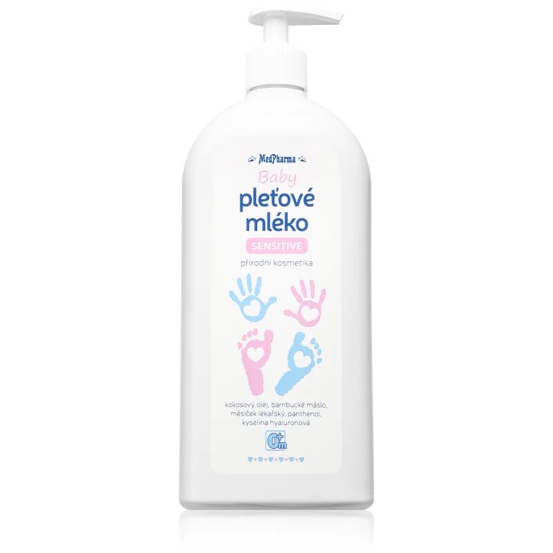 MedPharma Pleťové mléko Sensitive baby vlažilni losjon za telo za otroke od rojstva 500 ml
