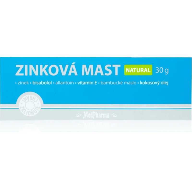 MedPharma Zinc ointment Natural pomirjajoče mazilo za obraz 30 g