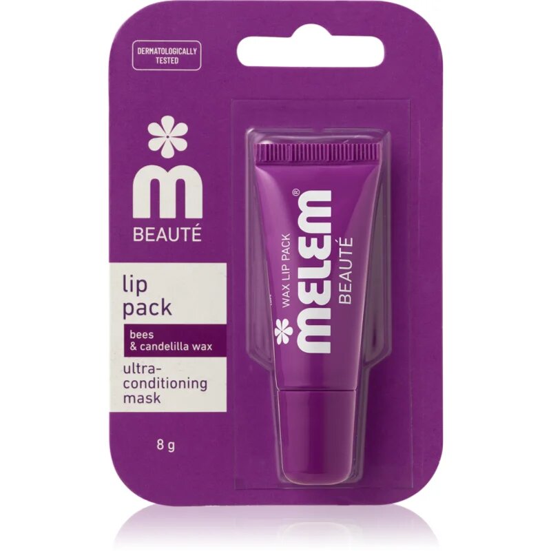 Melem Beauté Wax vlažilna maska za ustnice 8 g