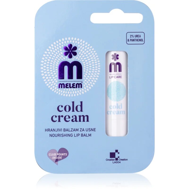 Melem Cold hranilni balzam za ustnice 4.5 g