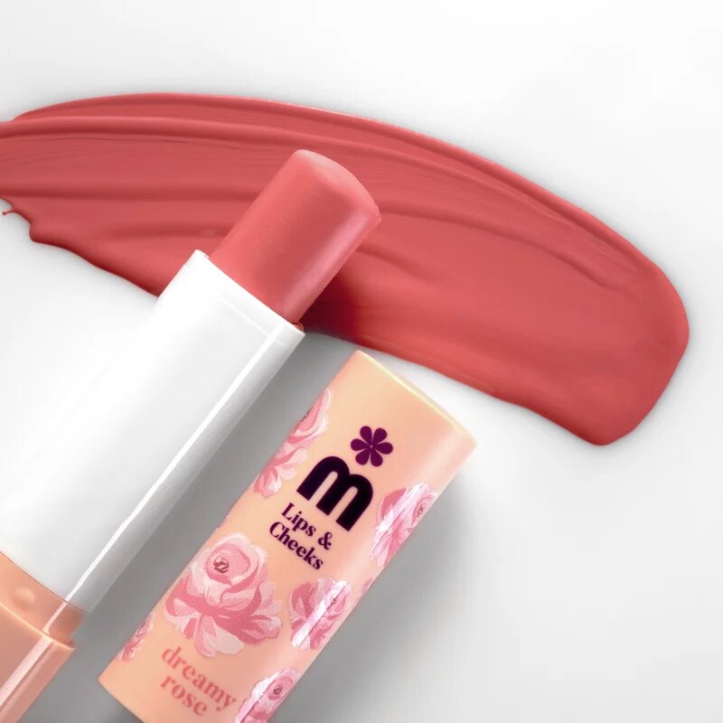 Melem Lips&Cheeks Dreamy Rose toniran balzam za ustnice in lica 4.5 g