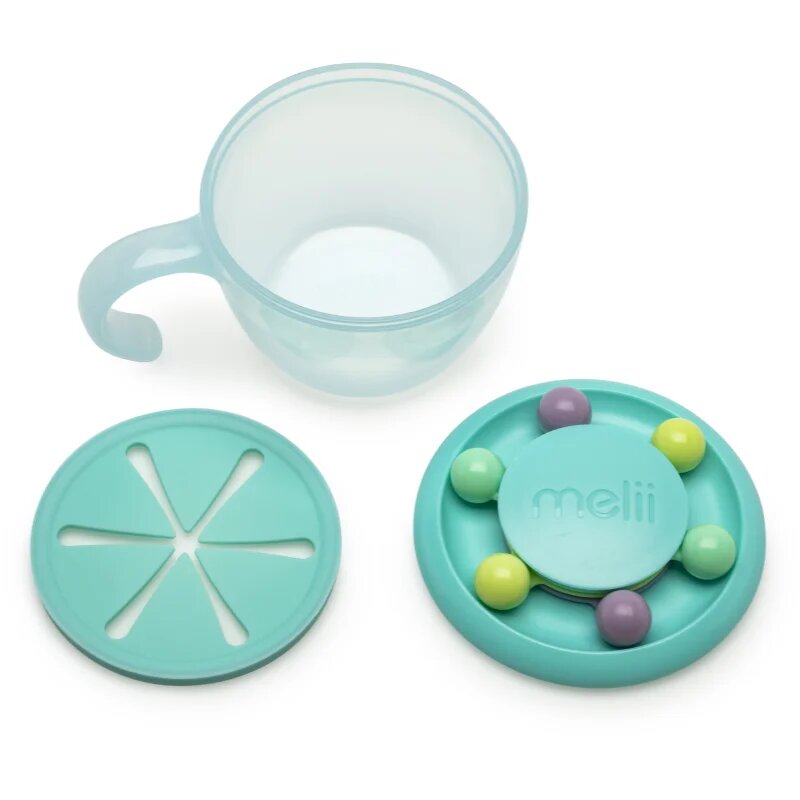 Melii Abacus Snack Container skledica za malico Blue 200 ml