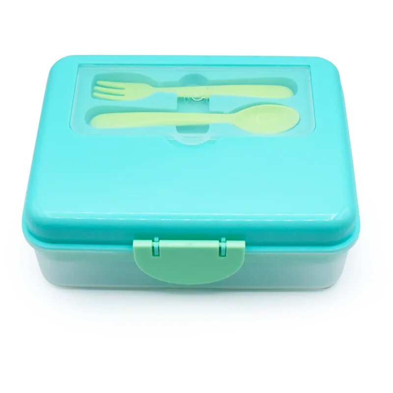 Melii Bento Box škatla za malico Blue Mint Lime 1446 ml