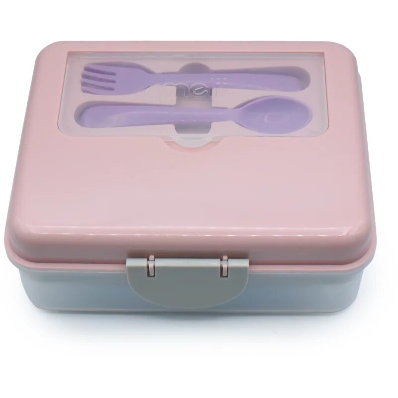 Melii Bento Box škatla za malico Pink Purple Gray 1446 ml
