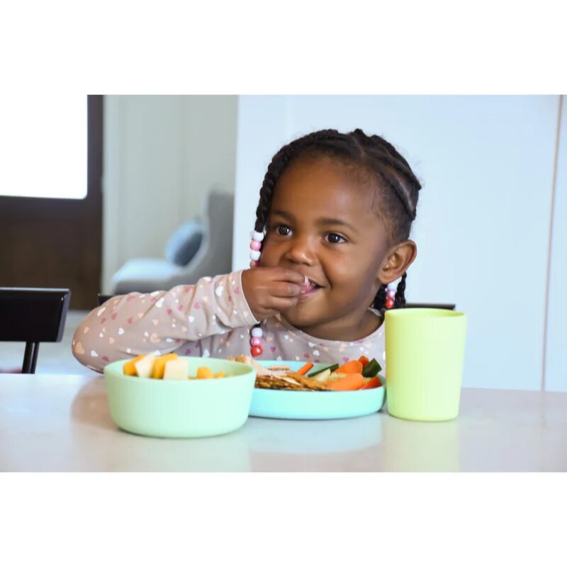 Melii Feeding Set jedilni set Mint Blue Lime