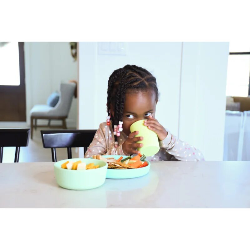 Melii Feeding Set jedilni set Mint Blue Lime