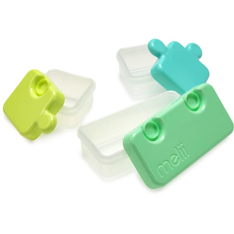 Melii Puzzle Container škatla za malico Blue & Mint 850 ml