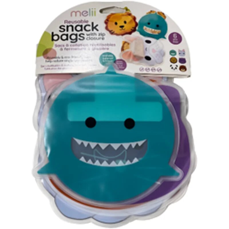 Melii Reusable Snack Bags vrečke za malico 6 kos