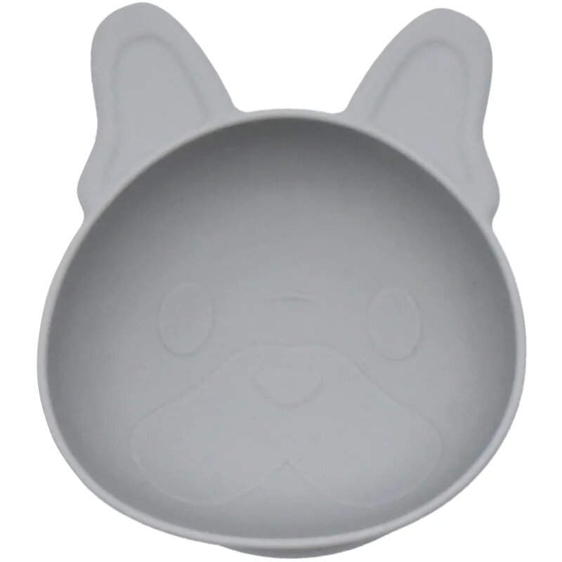 Melii Silicone Suction Bowl silikonska posoda s priseskom Bulldog 2x300 ml
