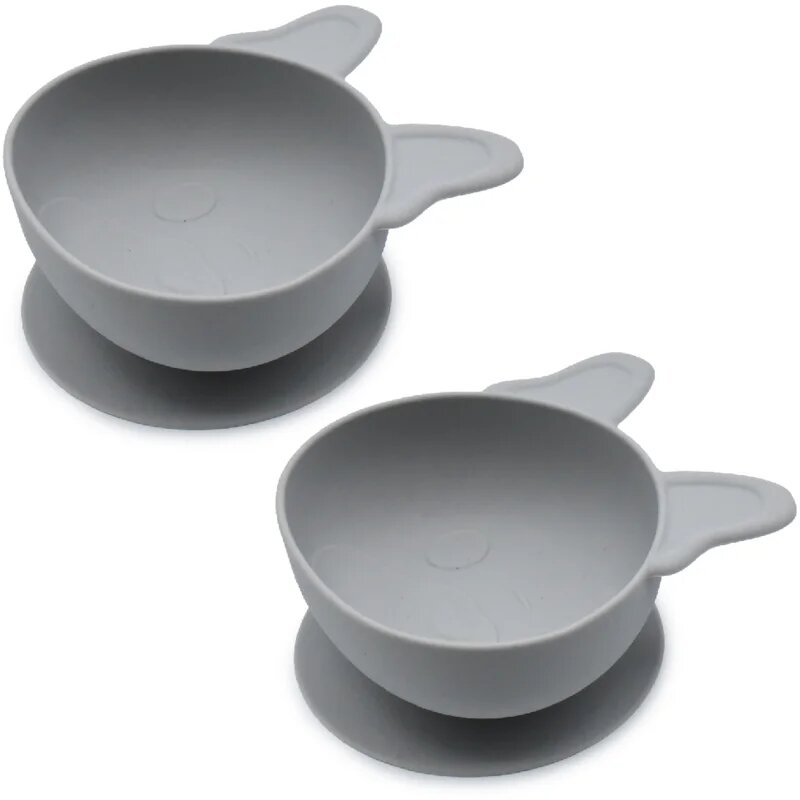 Melii Silicone Suction Bowl silikonska posoda s priseskom Bulldog 2x300 ml