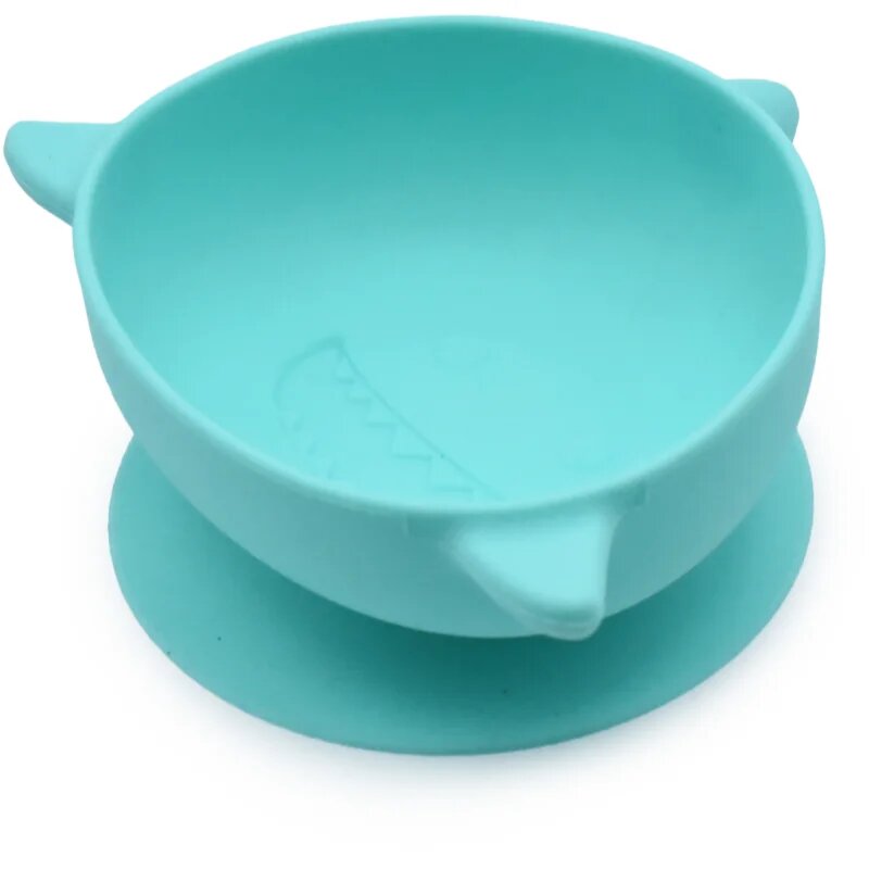 Melii Silicone Suction Bowl silikonska posoda s priseskom Shark 2x300 ml