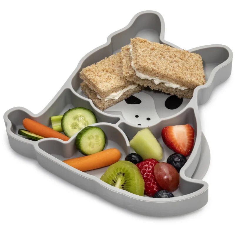 Melii Silicone Suction Plate krožnik s priseskom Bulldog 1 kos