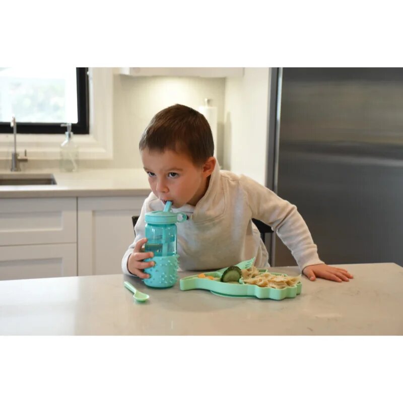 Melii Silicone Suction Plate krožnik s priseskom Dino 1 kos