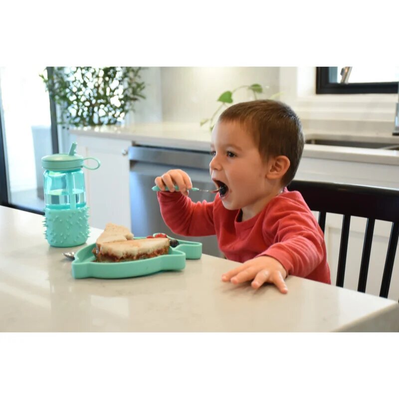 Melii Silicone Suction Plate krožnik s priseskom Shark 1 kos