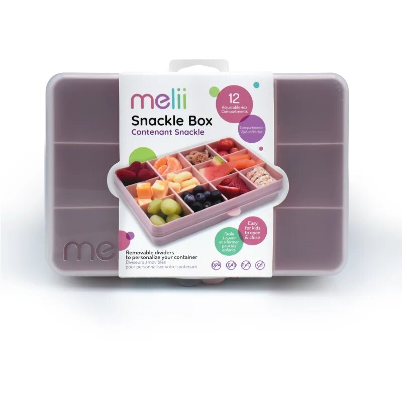 Melii Snackle Box škatla za malico Pink 1368 ml