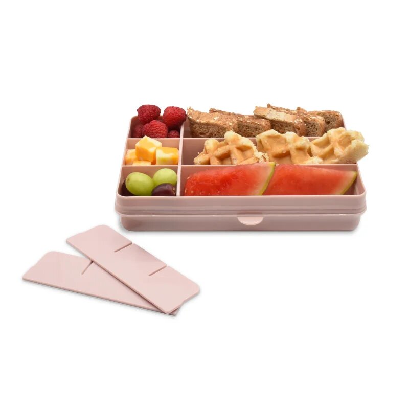 Melii Snackle Box škatla za malico Pink 1368 ml