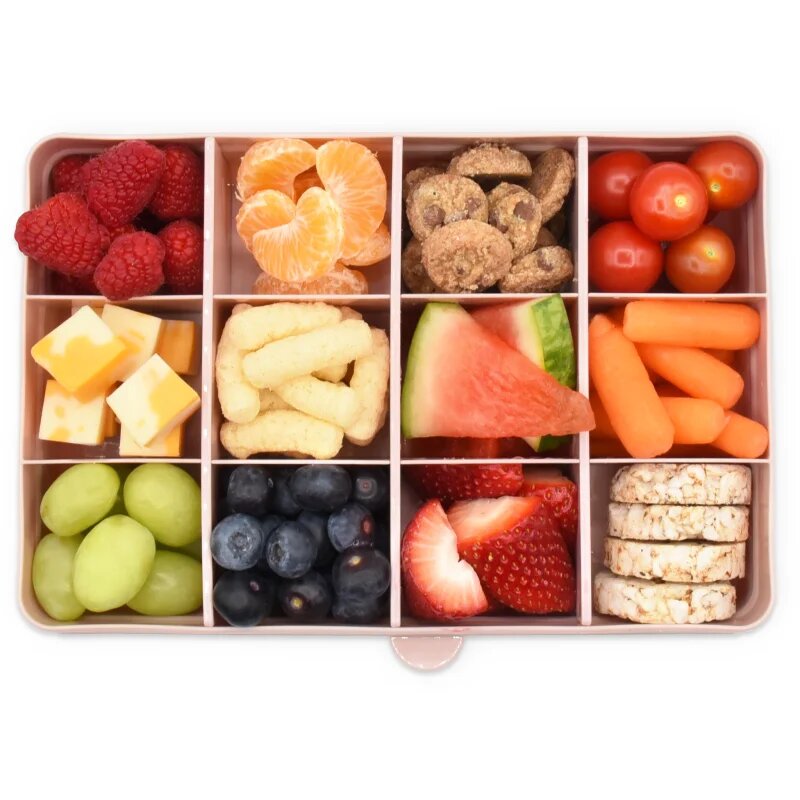 Melii Snackle Box škatla za malico Pink 1368 ml
