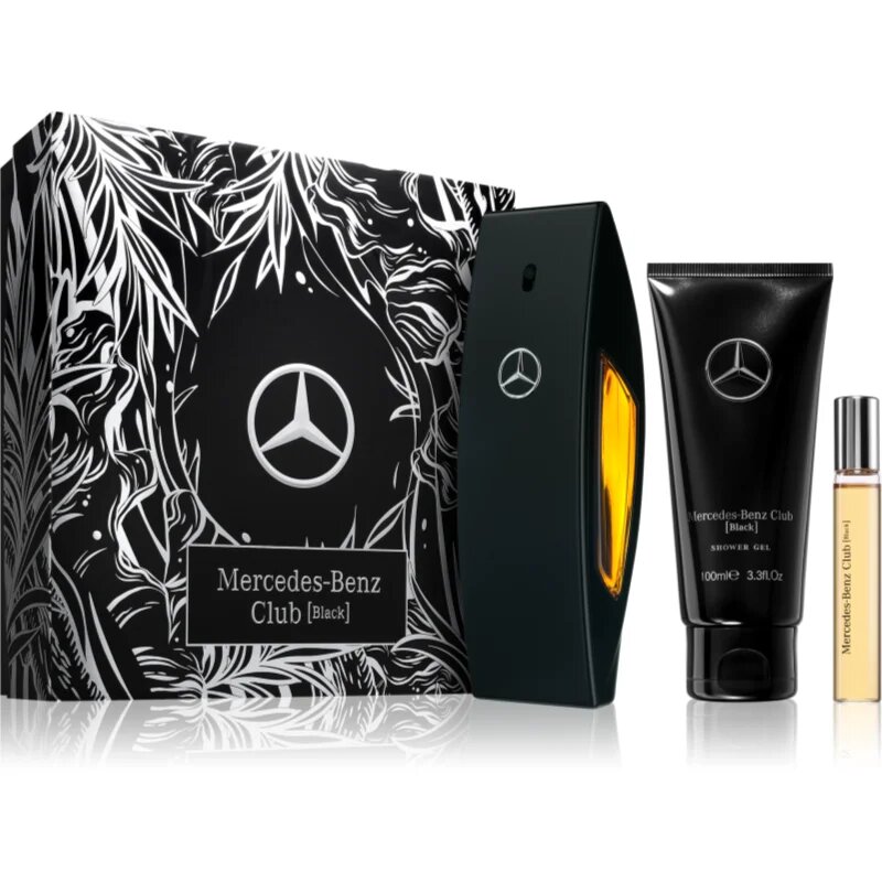 Mercedes-Benz Club Black darilni set za moške 1 kos