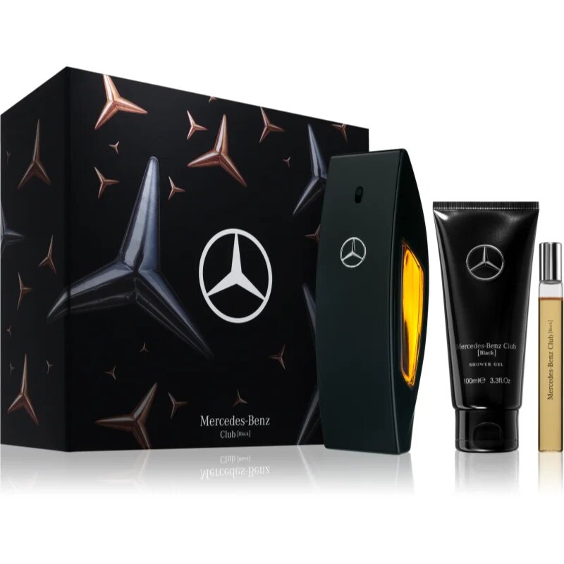 Mercedes-Benz Club Black darilni set za moške 1 kos