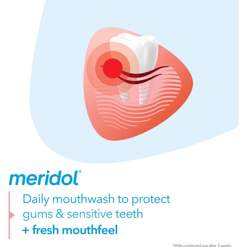 Meridol Complete Care ustna voda brez alkohola 400 ml