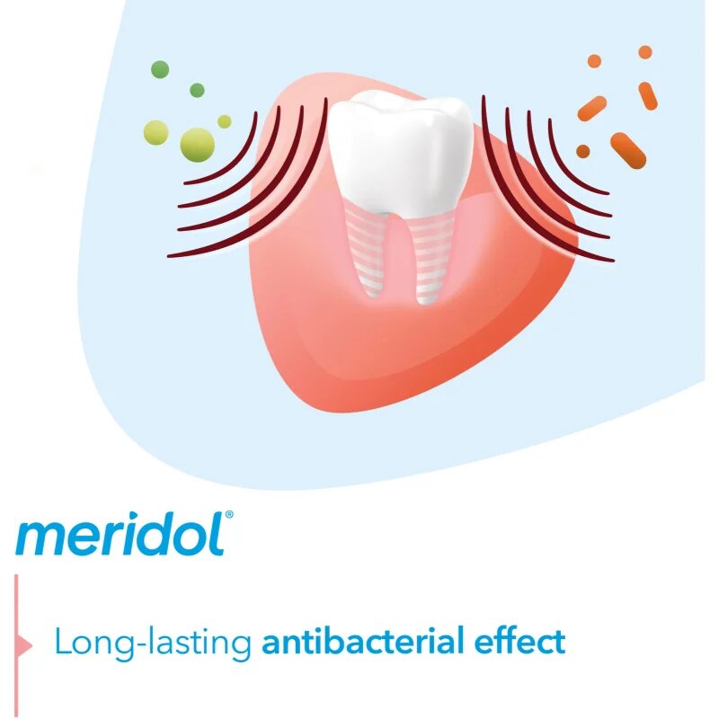 Meridol Complete Care ustna voda brez alkohola 400 ml