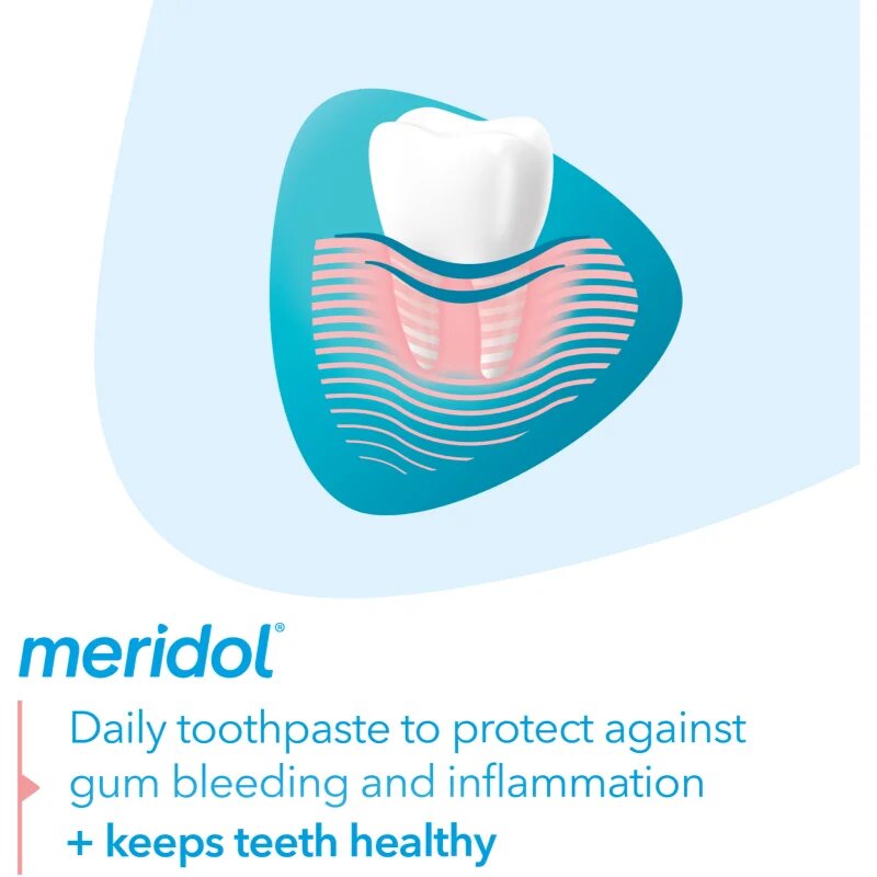 Meridol Gum Protection zobna pasta ki podpira regeneracijo razdraženih dlesni 2x75 ml